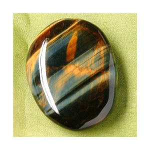 Akmens Tīģeracs un Vanagacs / Blue & Brown Tiger Eye Chakra Stone