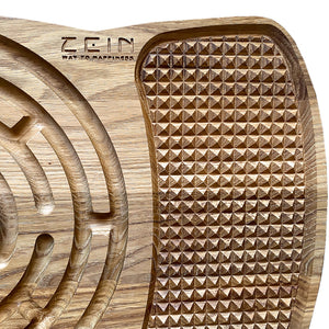 Neuro Balance Board from Oak "Sacred Labyrinth"