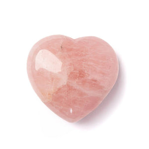 Akmens Rozā Kvarcs Dienvidāfrika / Rose Quartz Heart 40-45mm