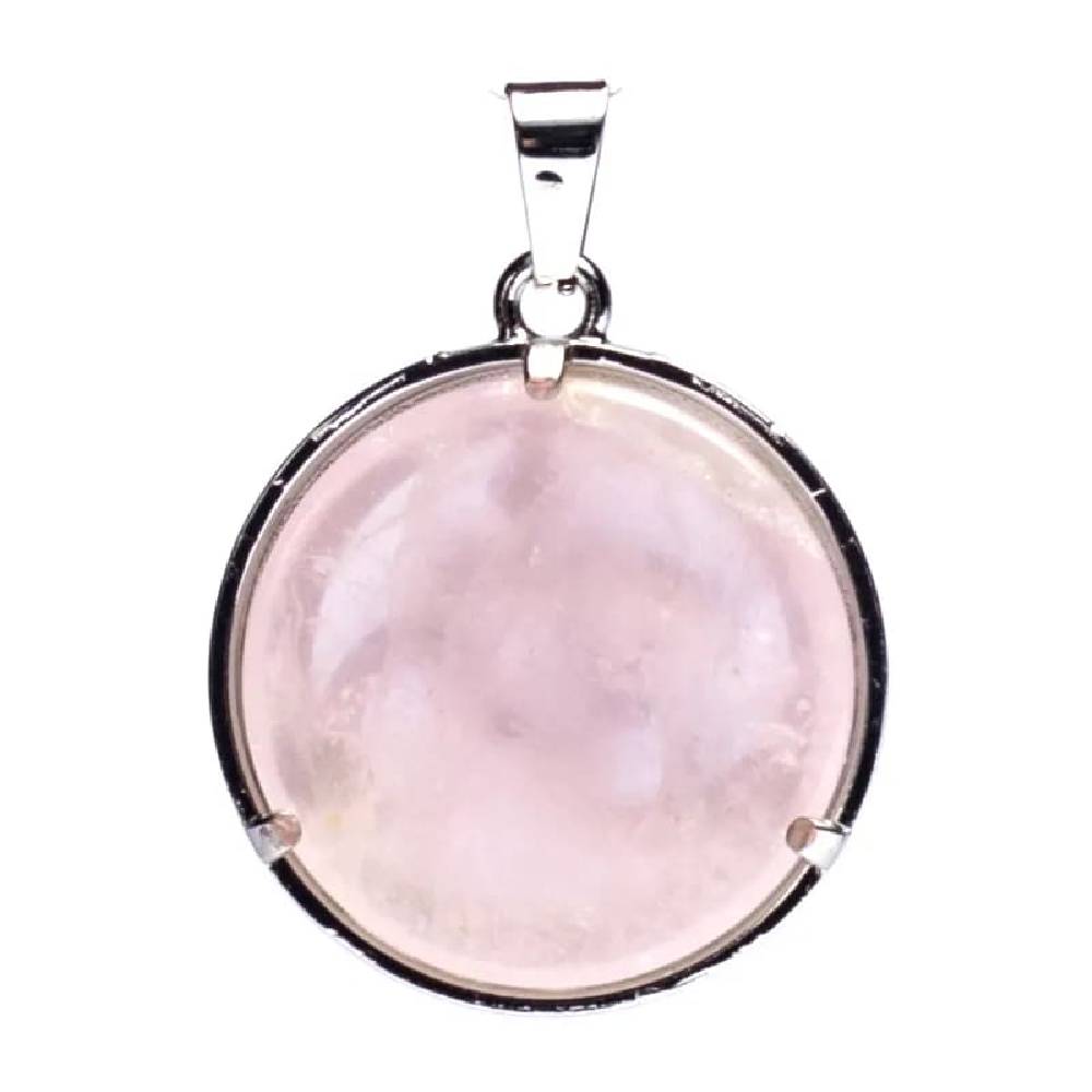 Kulons OHM Rozā Kvarcs / Rose Quartz with OHM 3cm